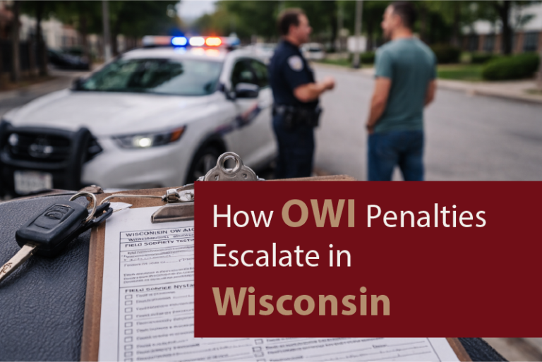 How OWI Penalties Escalate in Wisconsin