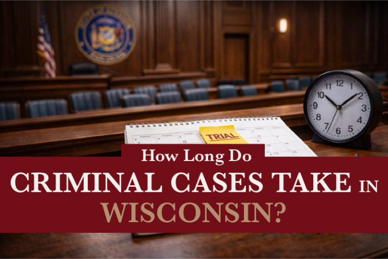 How long do criminal cases take in Wisconsin?