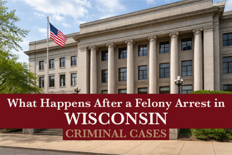 What happens after a felony arrest in Wisconsin criminal cases