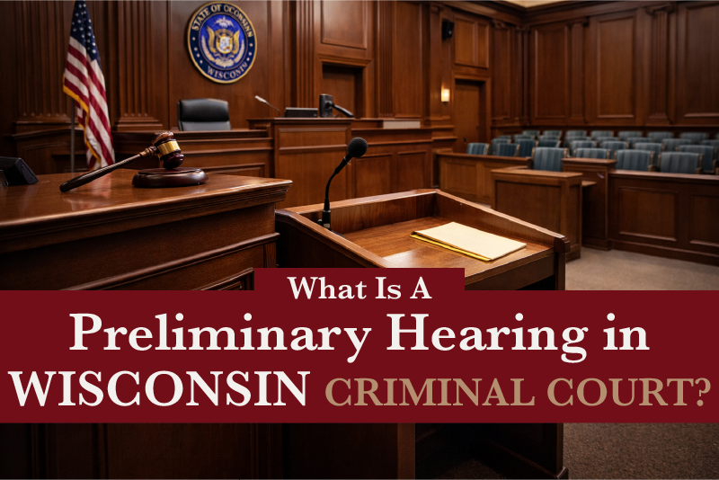 What is a preliminary hearing in Wisconsin criminal court?