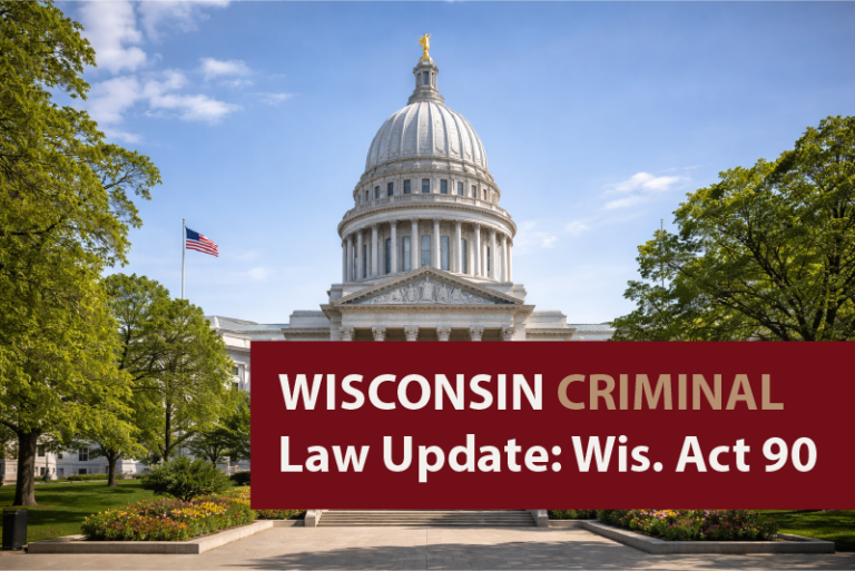 Wisconsin Criminal Law Update Wisconsin Act 90 - Immunity protections and statute of limitations as it relates to sex assault allegations