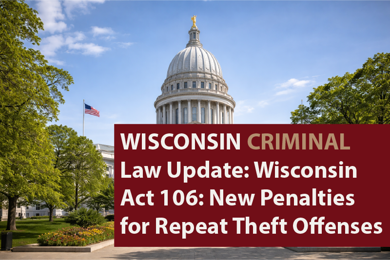 Wisconsin Act 106: New Penalties for Repeat Theft and Retail Theft Offenses