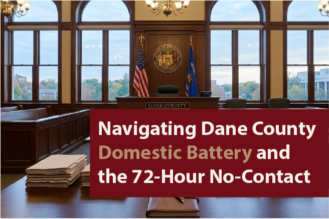 Navigating Dane County Domestic Battery Charges and 72 Hour No Contact